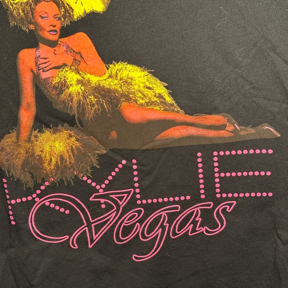 KYLIE MINOGUE - Graphic T, Black, Las Vegas Residency Concert Merch - Picture 2 of 7